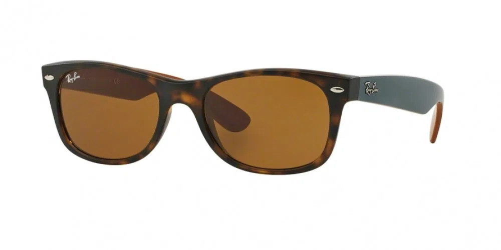 Ray Ban New Wayfarer 2132 Sunglasses - Medium - 55mm - Black - view 2